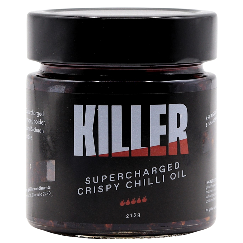 KILLER CONDIMENTS - SUPERCHARGED CRISPY CHILLI OIL