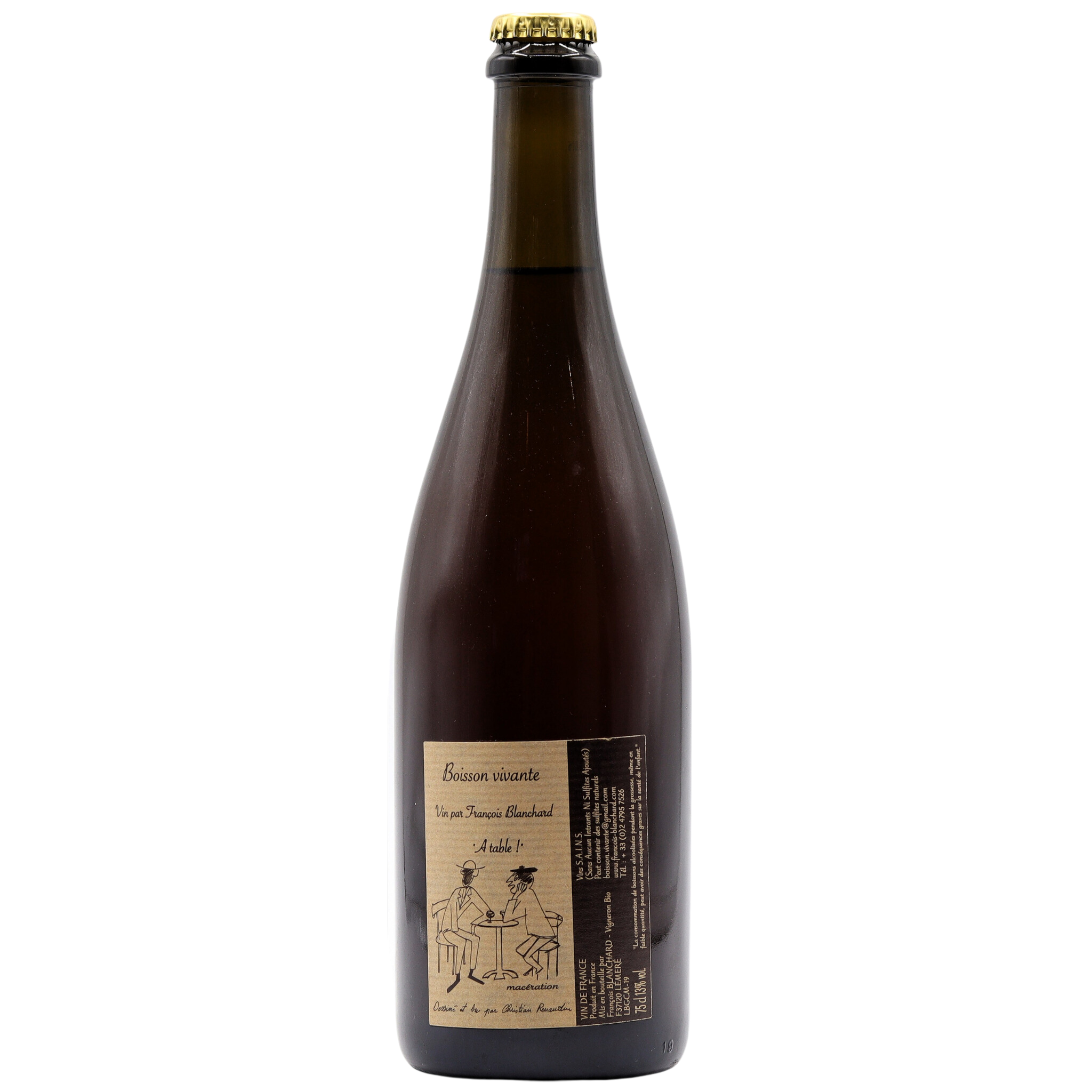 BOISSON VIVANTE A TABLE! MACERATION Mane Specialist