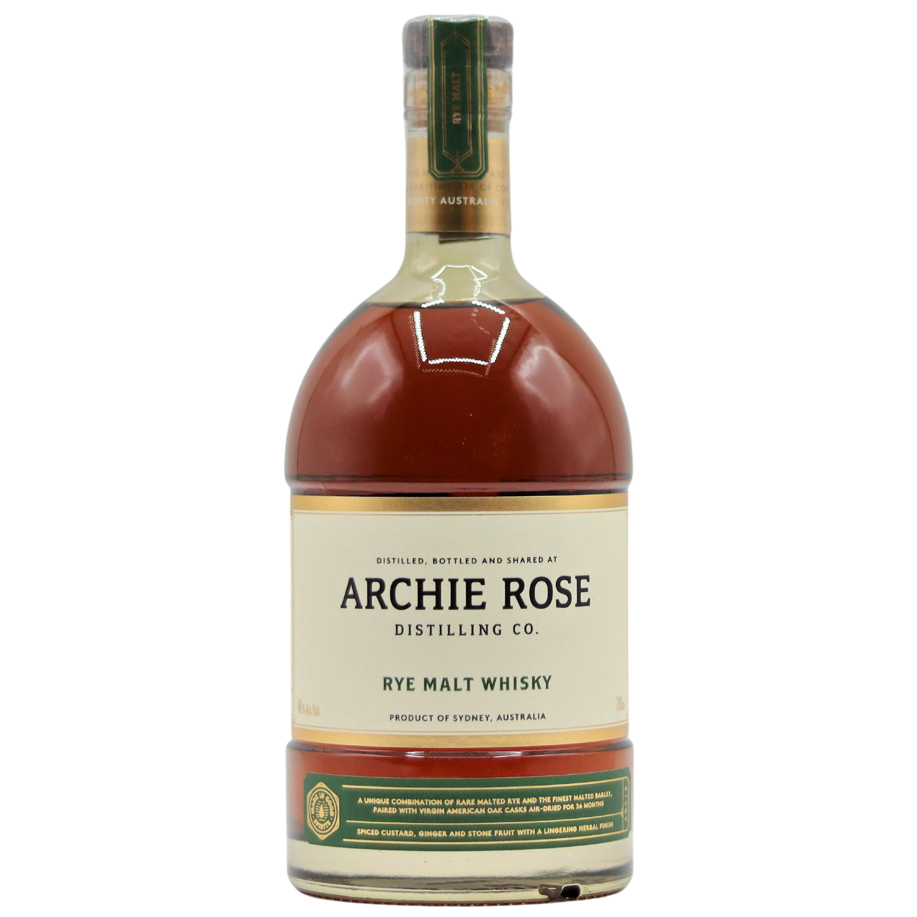 Archie Rye Archie Rose - Rye Malt – Mane Specialist Bottleshop