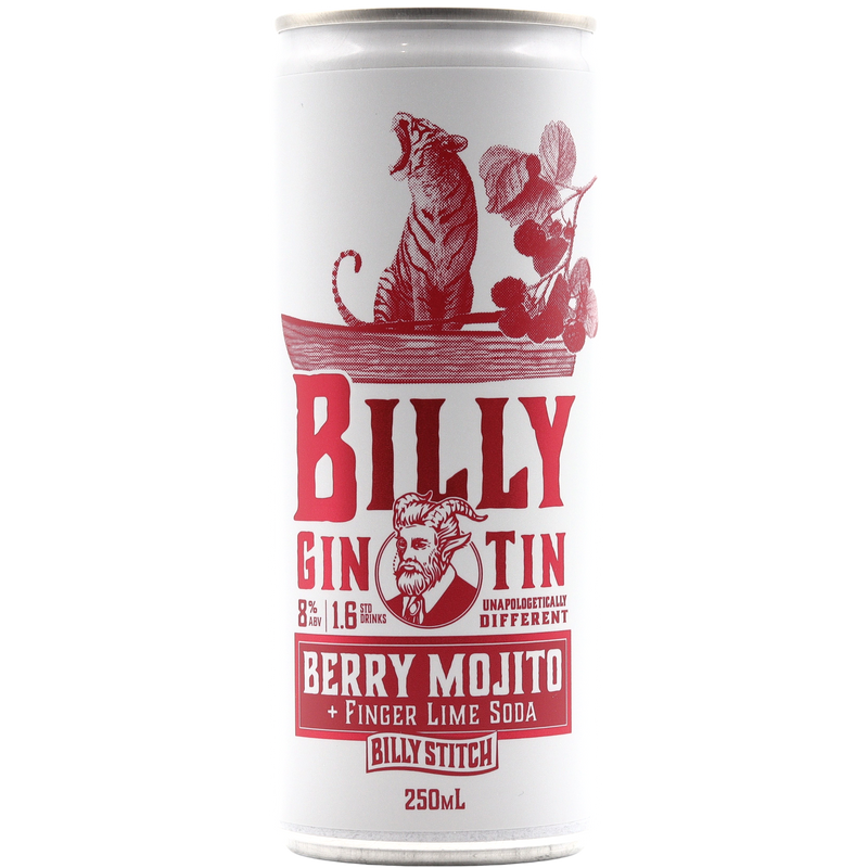 BILLY GIN TIN - BERRY MOJITO