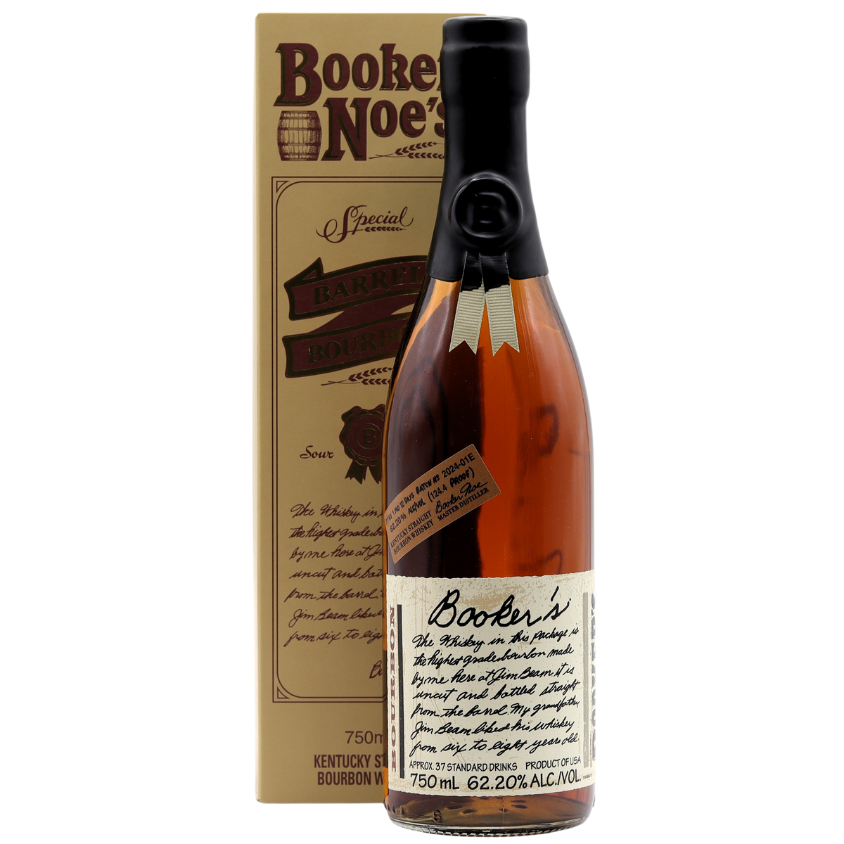 BOOKER'S NOE 『ブッカーズ ノエ』99 BOOKERS NOE'S - BOURBON – Mane Specialist Bottleshop
