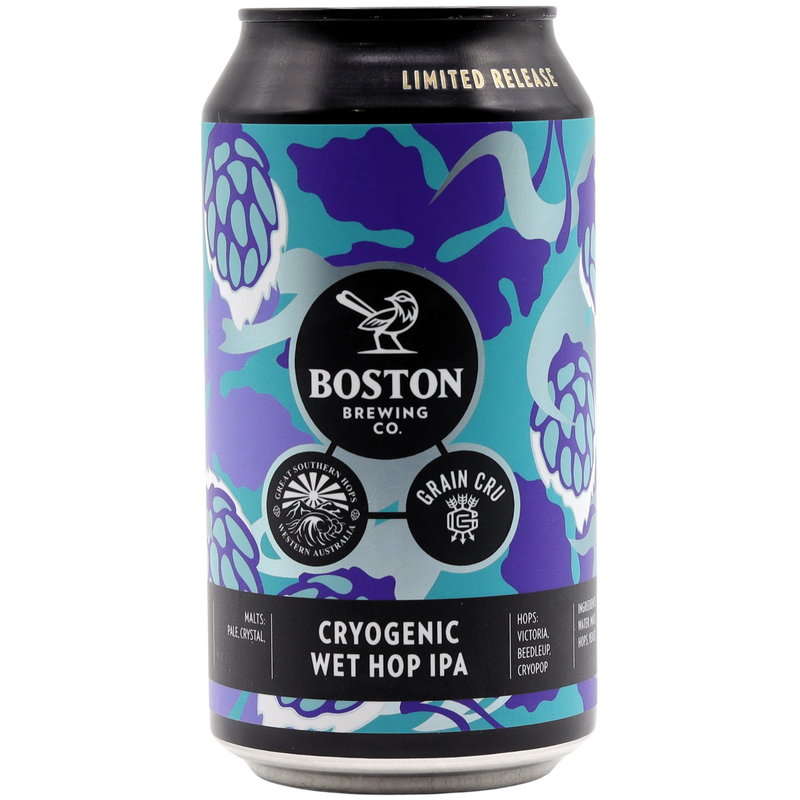BOSTON x GRAIN CRU x GREAT SOUTHERN HOPS - CRYOGENIC WET HOP IPA
