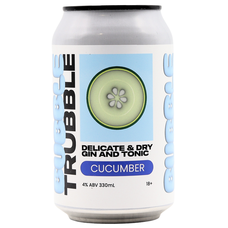 BUBBLE TRUBBLE - CUCUMBER GIN & TONIC