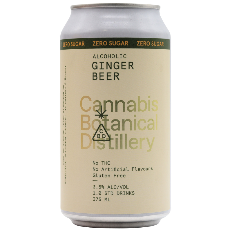 CANNABIS BOTANICAL DISTILLERY - GINGER BEER ZERO SUGAR