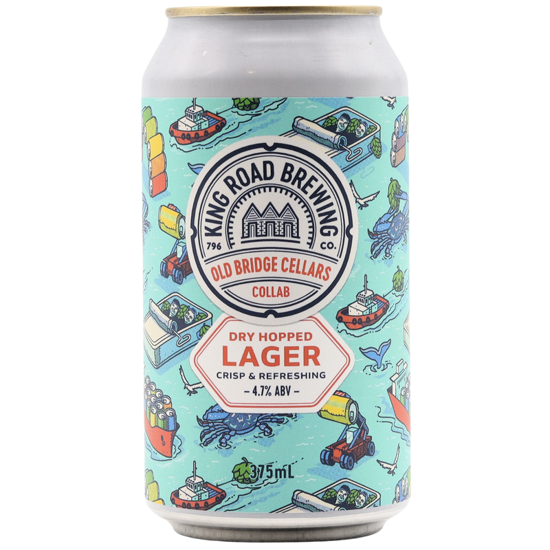 KING ROAD x OLD BRIDGE CELLARS - DRY HOPPED LAGER