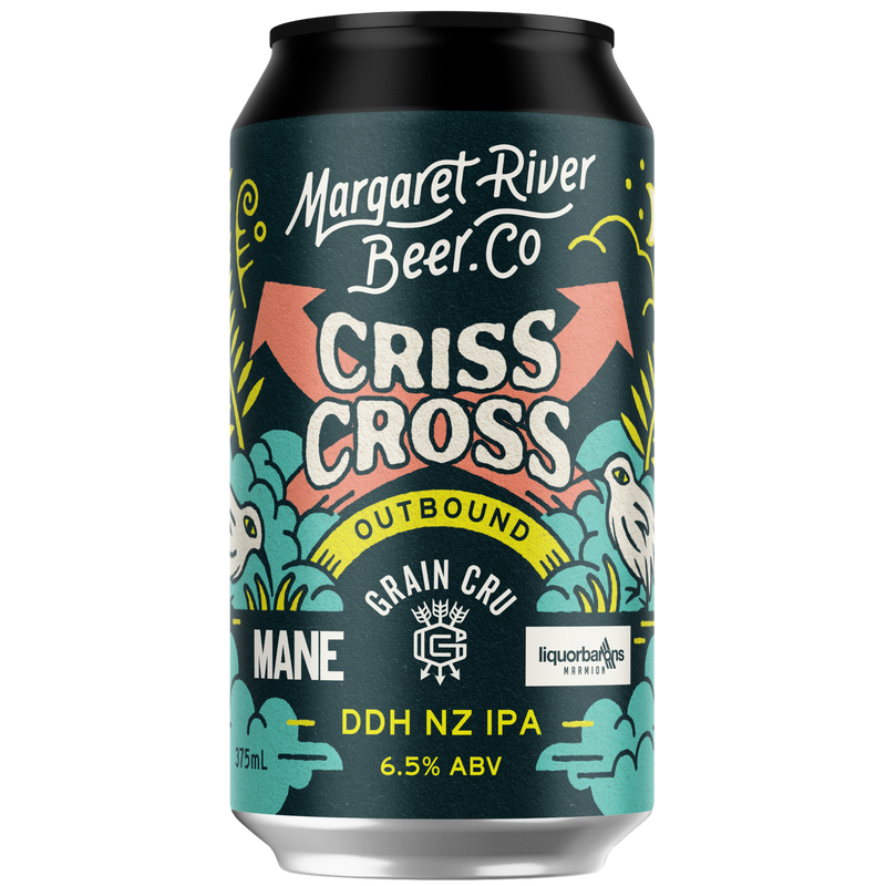 MARGARET RIVER BEER CO x MANE x GRAIN CRU x LIQUOR BARONS MARMION - CRISS CROSS OUTBOUND