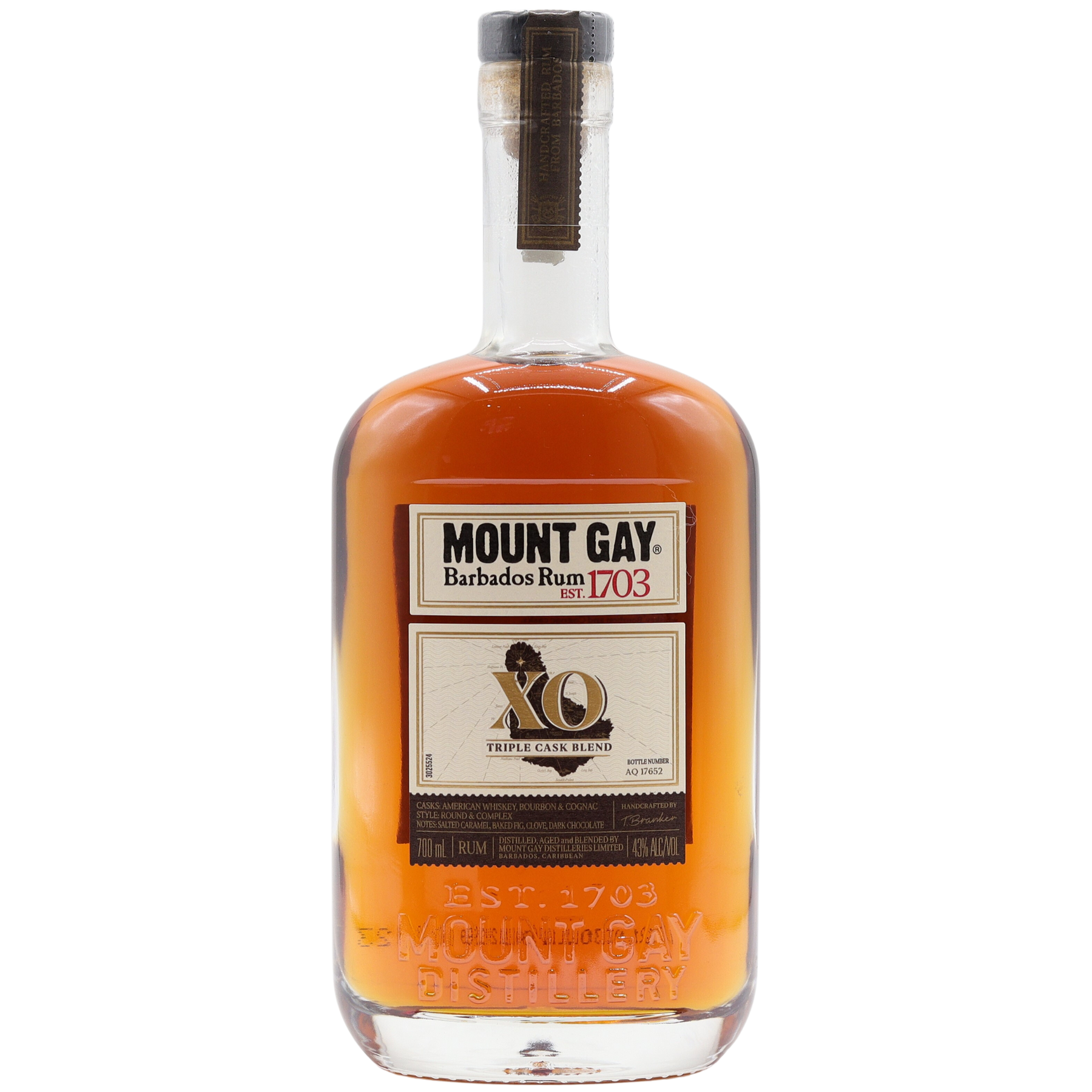 MOUNT GAY XO TRIPLE CASK BLEND RUM Mane Specialist