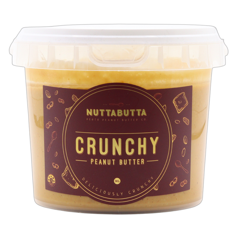 NUTTABUTTA - CRUNCHY PEANUT BUTTER 1KG