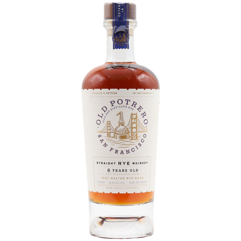 OLD POTRERO - 6 YEAR OLD RYE WHISKEY