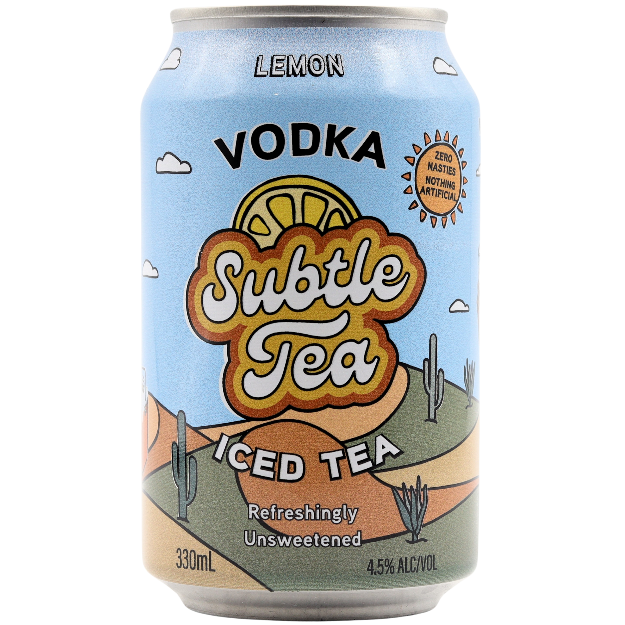 Subtle Tea - Lemon Vodka Iced Tea – Mane Specialist Bottleshop