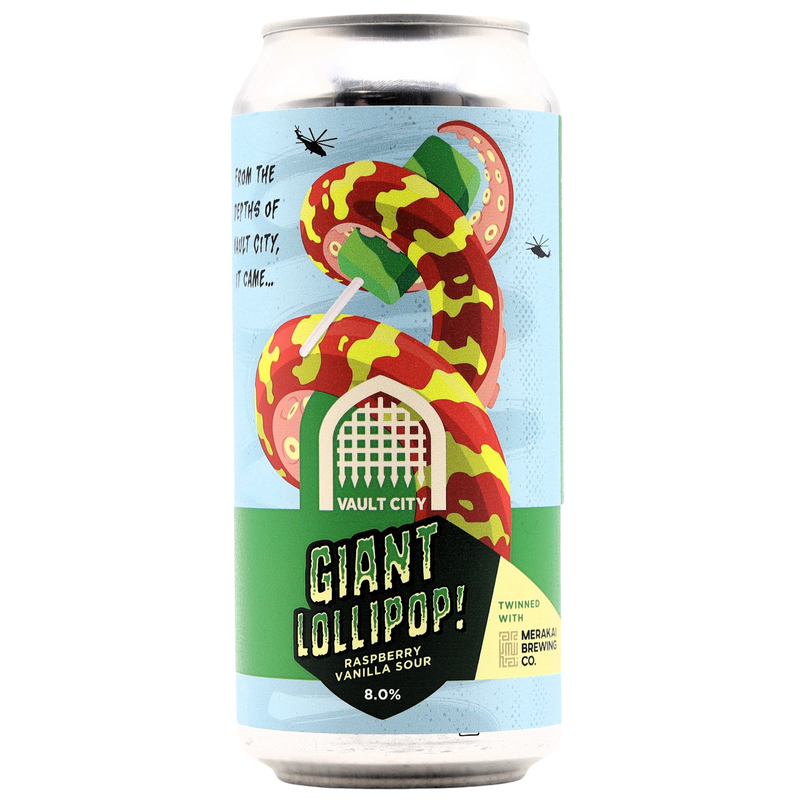 VAULT CITY x MERAKAI BREWING - GIANT RASPBERRY VANILLA LOLLIPOP