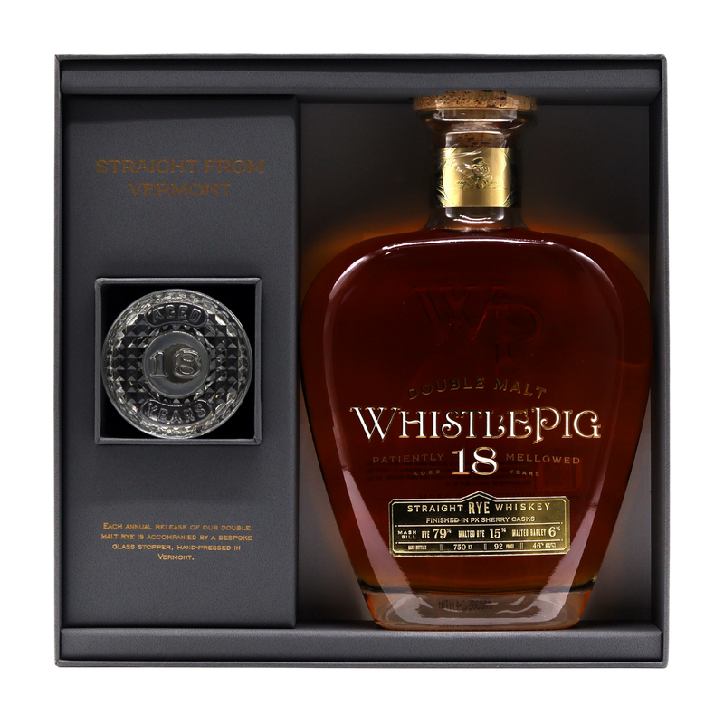 WHISTLEPIG - 18 YEAR OLD DOUBLE MALT RYE WHISKEY