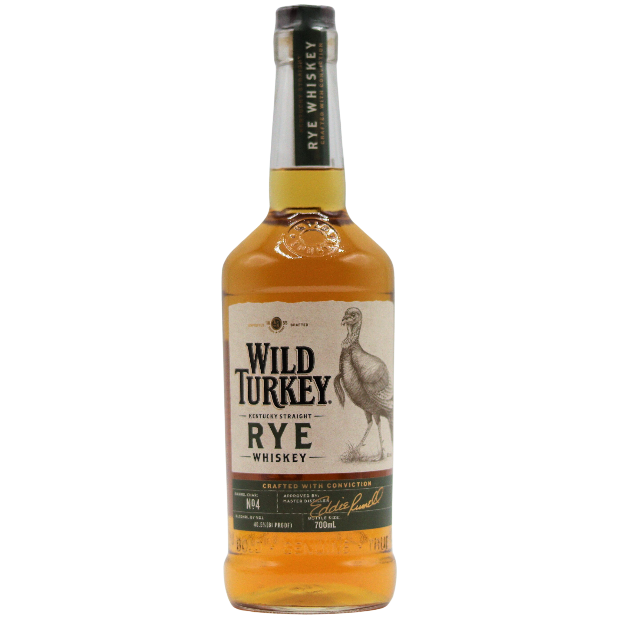 Wild Turkey - Straight Rye Whiskey – Mane Specialist Bottleshop